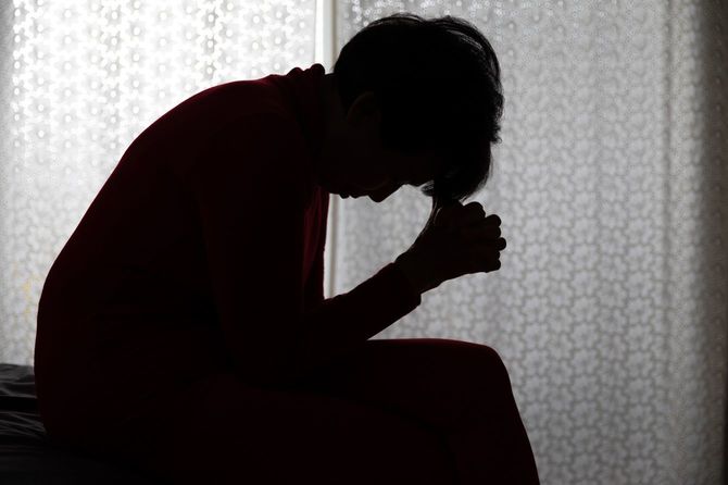 ストレスのたまった女性