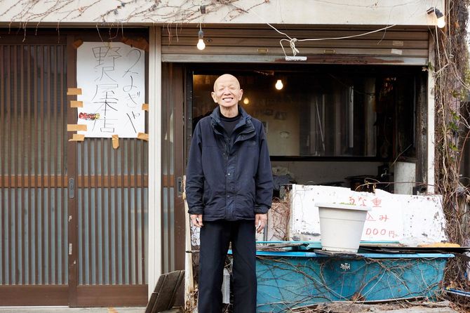 店主の野沢武さん