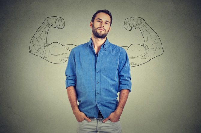 自信に満ちた男性