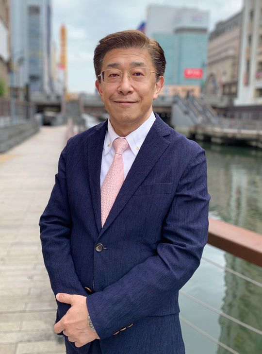 建水本社の近く、道頓堀にて