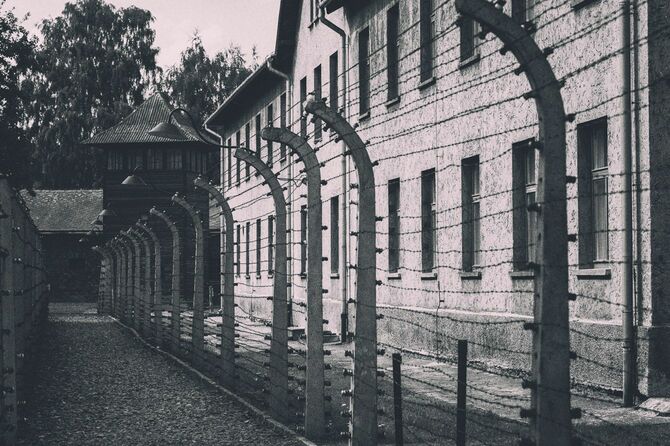 ポーランド・オシフィエンチム市のアウシュヴィッツ第一強制収容所