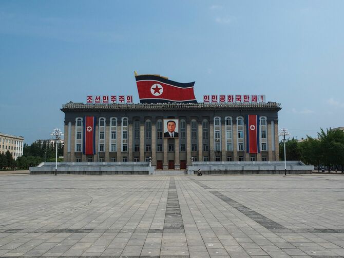金日成広場、平壌・北朝鮮