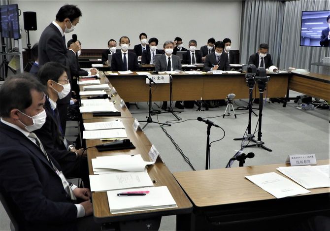 田代ダム案を議論した県リニア専門部会(静岡県庁)