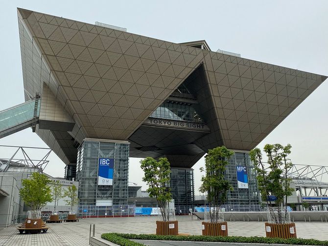 プレスセンターが入る東京ビッグサイト
