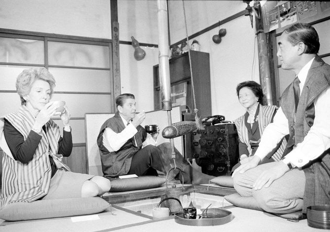 レーガン米大統領来日