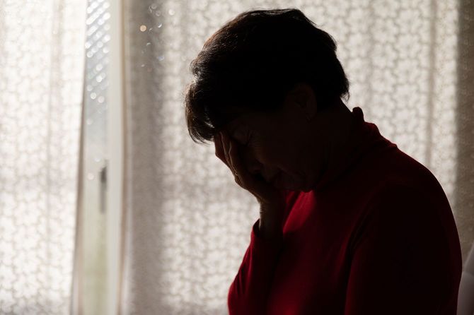 ストレスを受けた女性