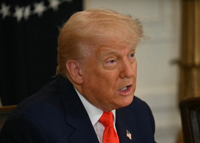 2025年5月22日、トランプ米大統領（アメリカ・ワシントン）