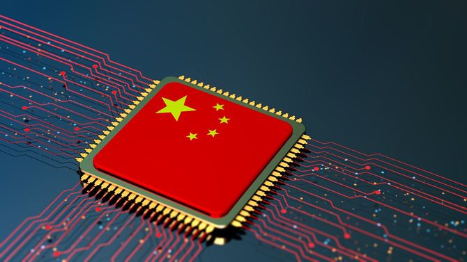中国国旗のCPU