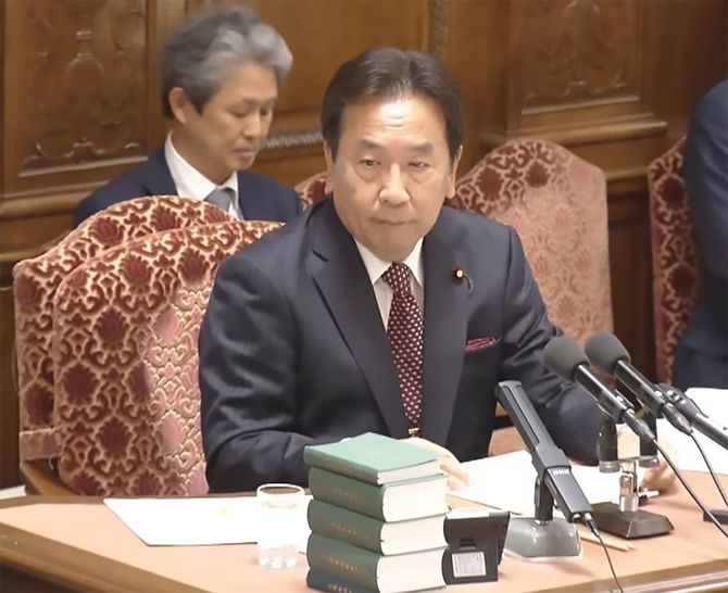 枝野幸男・衆院予算委員長