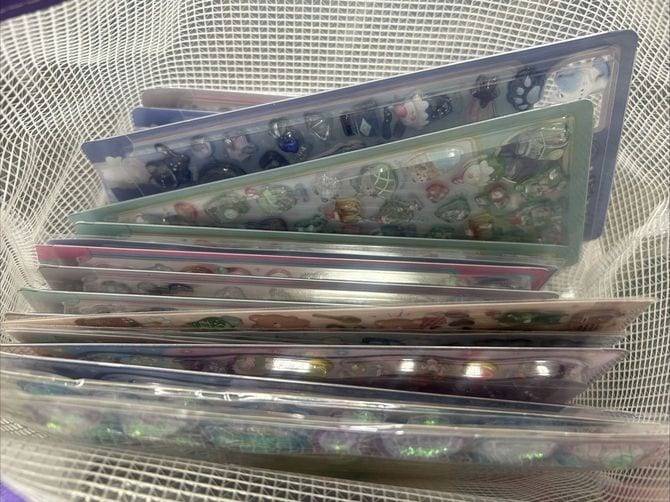 お気に入りのシールは自宅保管