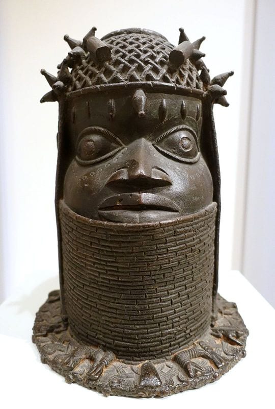 ベニン王国のブロンズ像