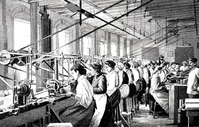19世紀の女性労働者