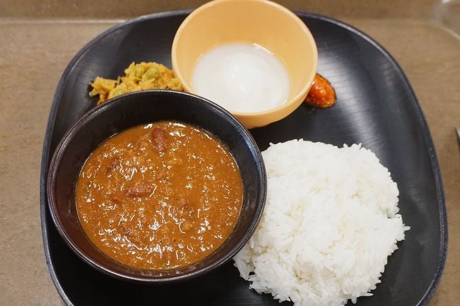 取材日に提供された「ラージマ・マサラ」
