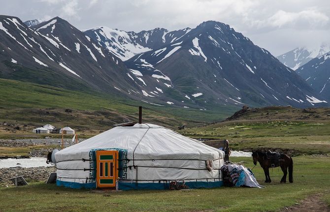 モンゴル ユルト ゲル テント