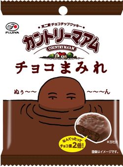 「カントリーマアムチョコまみれ」コンビニで発売された小パッケージ。