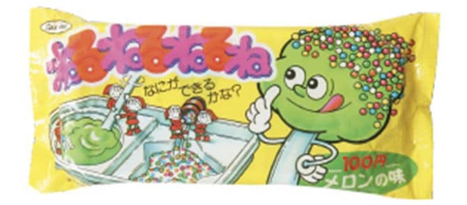 1986年に発売した初代の「ねるねるねるね メロンの味」