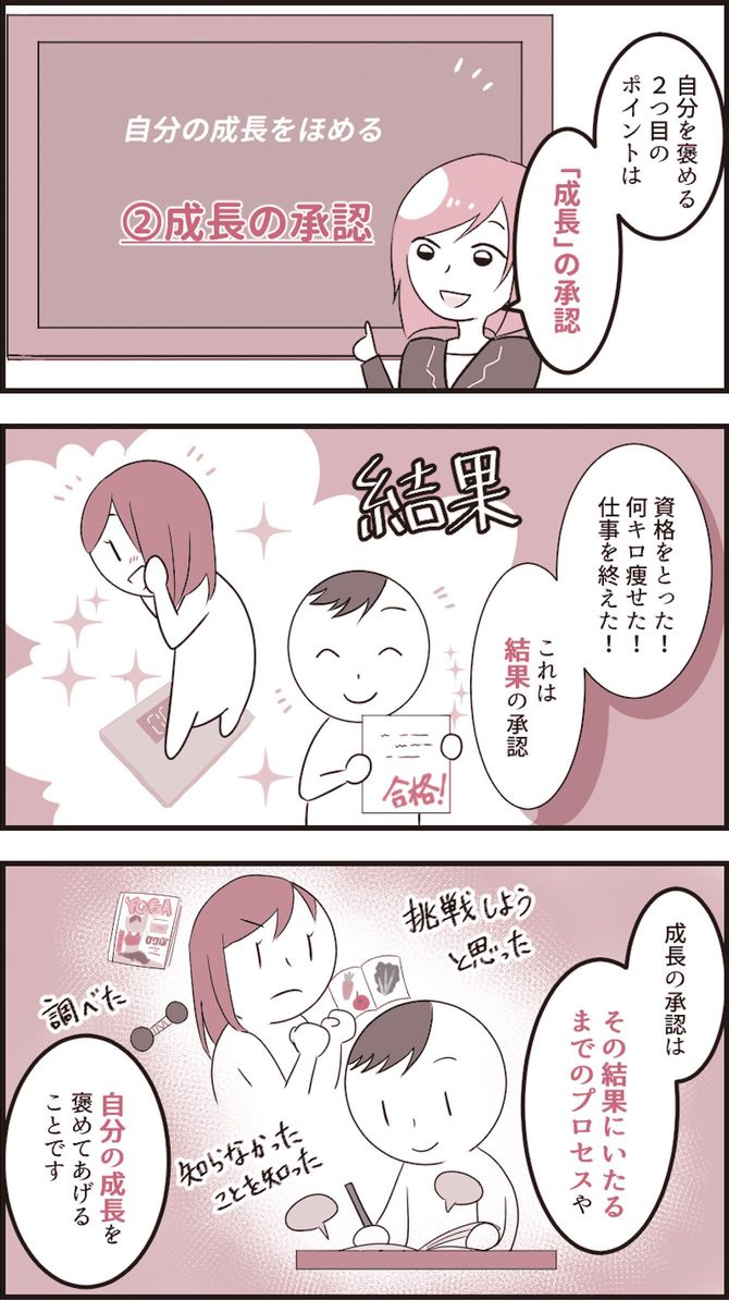 『生き辛いOLですが自己肯定感を高めたら生きるのがラクになりました。』より抜粋したマンガ