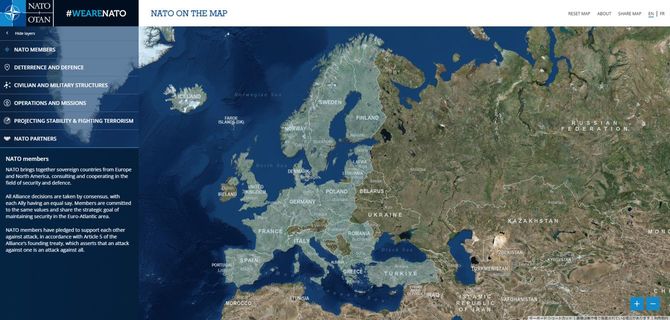 ヨーロッパのNATO加盟国