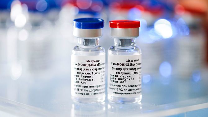 ロシアが世界で初めて承認した新型コロナウイルス感染症のワクチン。モスクワのガマレヤ研究所とロシア直接投資基金が開発したという。