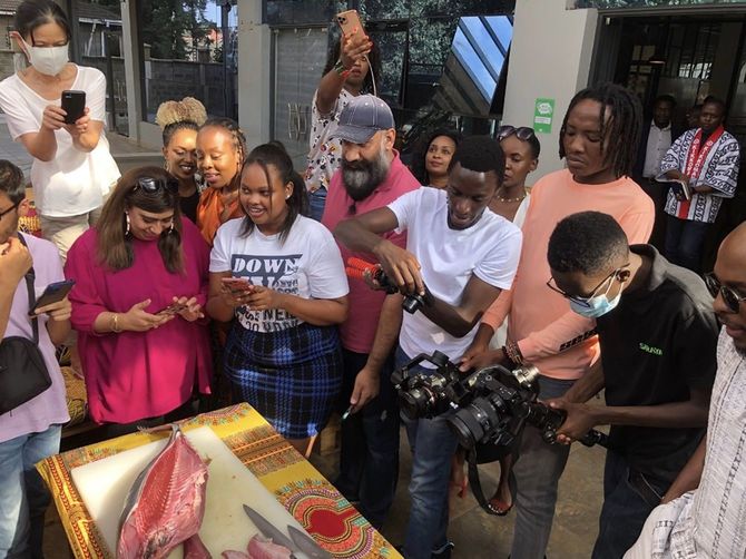 ナイロビ・日本食PRイベントの様子