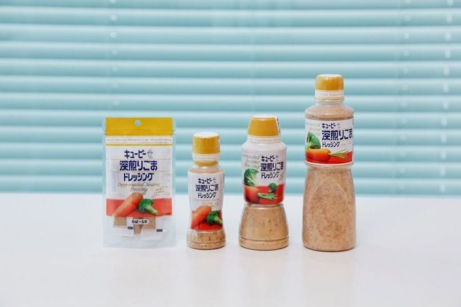 現在販売されている「深煎りごまドレッシング」