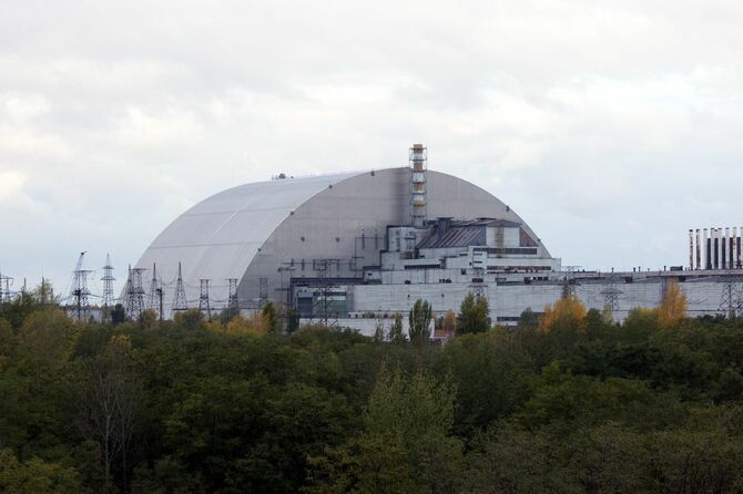 チョルノービリの原子力発電所