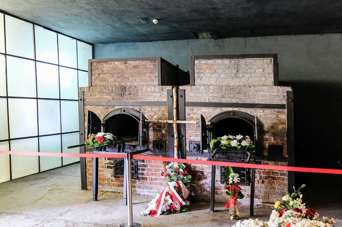 ナチス・ドイツのシュツットホーフ強制収容所の火葬場跡(ポーランド・グダニスク