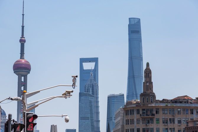 上海のビジネス街