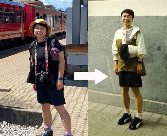 ダイエット前後のみさきさん