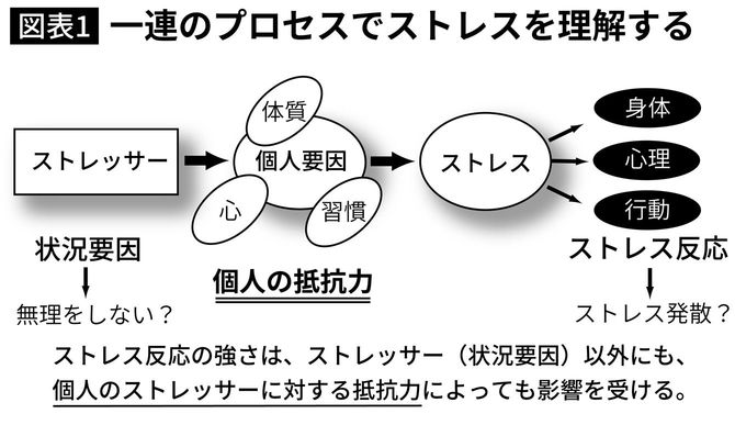 一連のプロセスでストレスを理解する