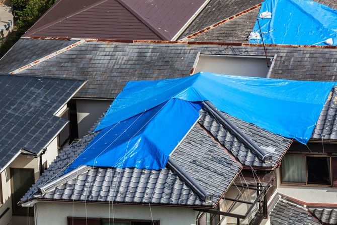 被災した住宅