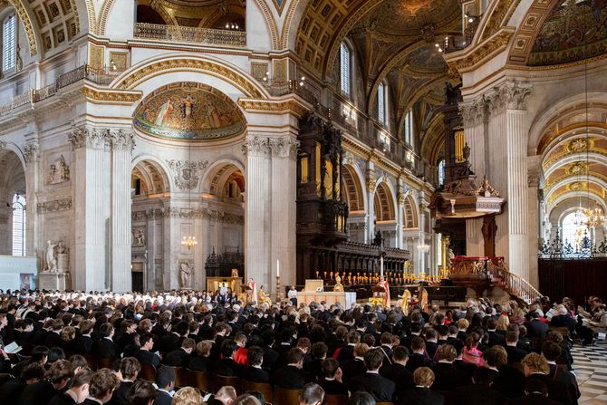 450年記念式典の様子