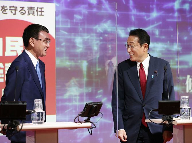 自民党総裁選／インターネット番組で討論会