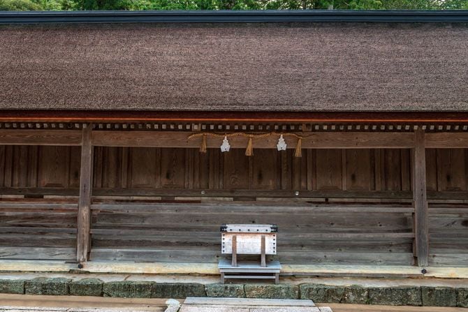 2018年9月19日、出雲大社の賽銭箱