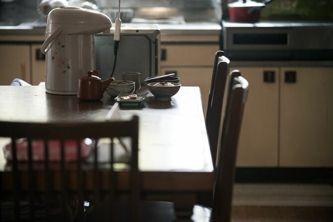 質素な一人分の食卓