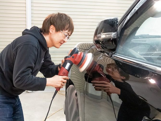 洗浄作業の様子