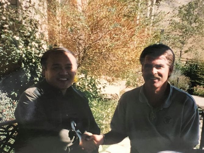 池田さんとビル・バックナー氏