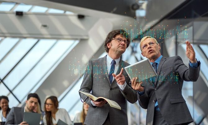 会議でのデータ分析