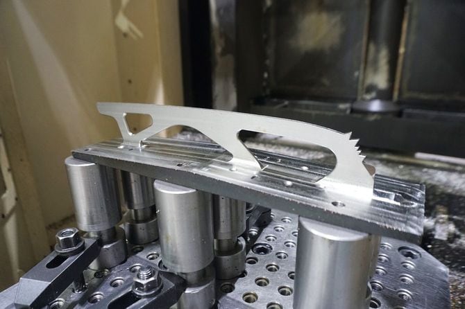 加工途中のブレード