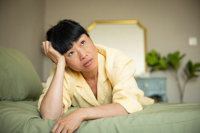 頭痛がする日本人女性