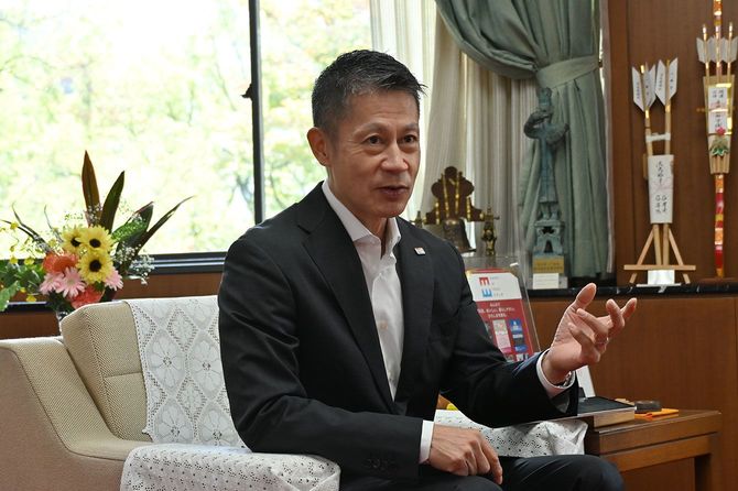 広島県知事の湯﨑英彦氏。