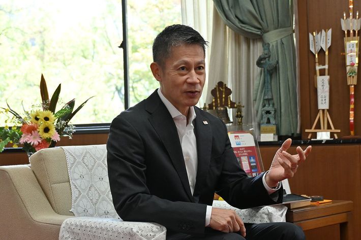 広島県知事の湯﨑英彦氏。