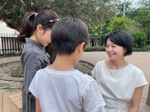 小学生になる子どもたちと。