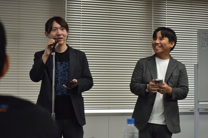 チームみらい党首の安野貴博とチームみらい幹事長の高山聡史（2025年10月12日）