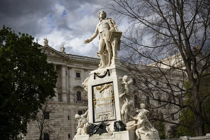 オーストリア・ウィーンにあるモーツァルト記念碑