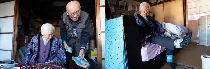 シツイさんがつけている足用の重り