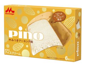 2020年11月に期間限定で発売した「ピノ やみつきアーモンド味」。(写真提供=森永乳業)
