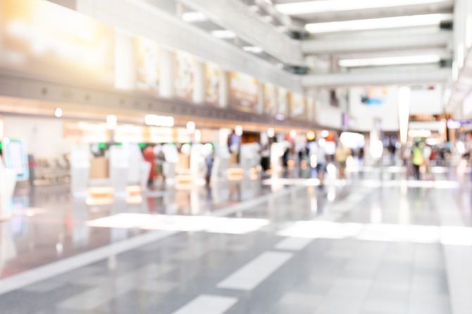 焦点が焦点を当て解除された廊下