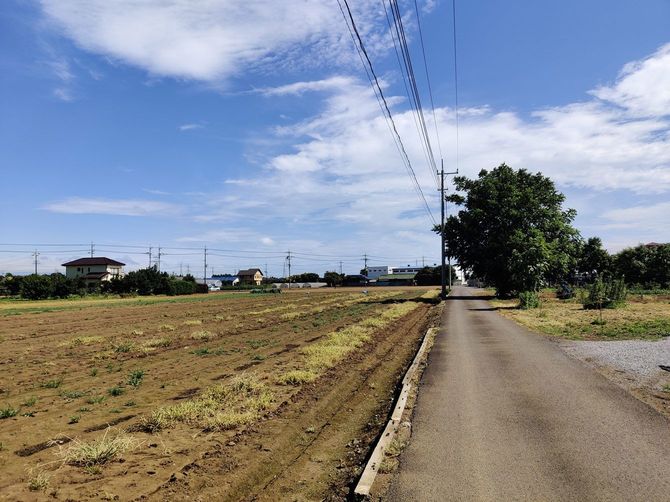 広告の分譲地周辺の模様