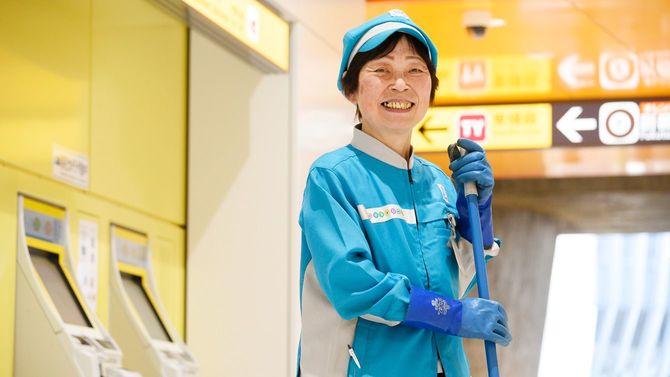 メトロセルビスの最年長社員、畠山敬子さん